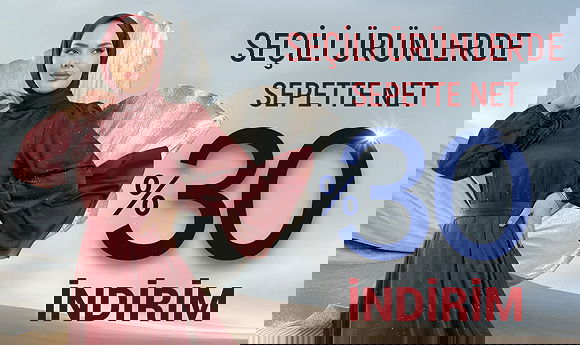 Sepette Net %30 İndirim