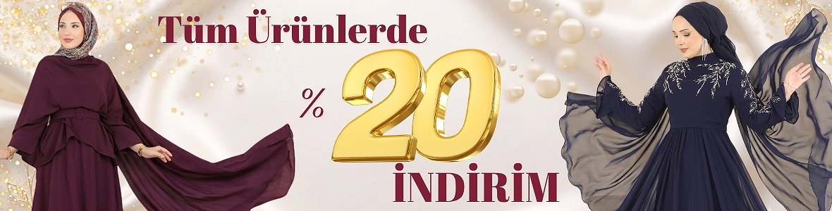 Tüm Ürünlerde %20 İndirim Başladı