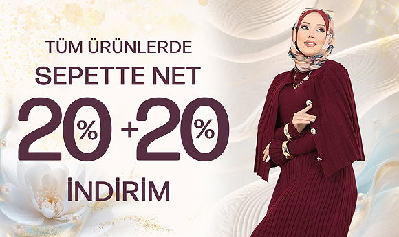 Sepette Net %20 İndirim