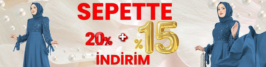 Tüm Ürünlerde %20+%15 İndirim