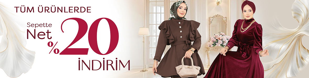 Tüm Ürünlerde %20 İndirim Başladı