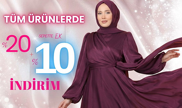 Sepette %20+%10 İndirimi Keşfet
