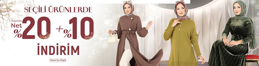 Sepette %20+%10 İndirim