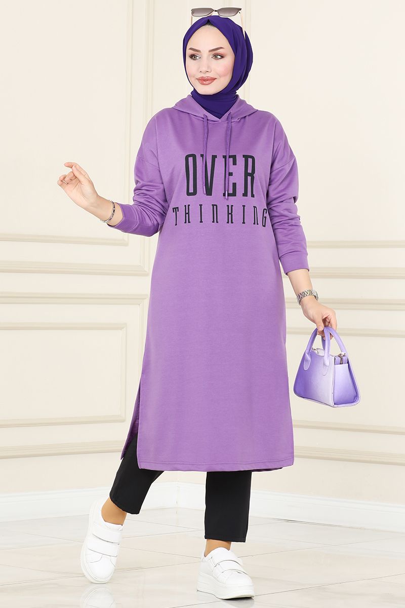 Spor Tunik Pantolon Kombinleri 5053UZ662 &260MP806&283MIA813 Lila