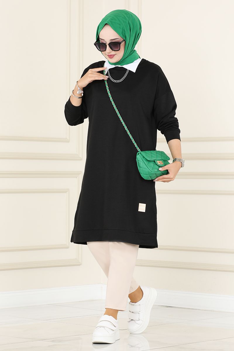 Spor Tunik Pantolon Kombinleri 5019UZ662&260MP806&46WCS815 Siyah