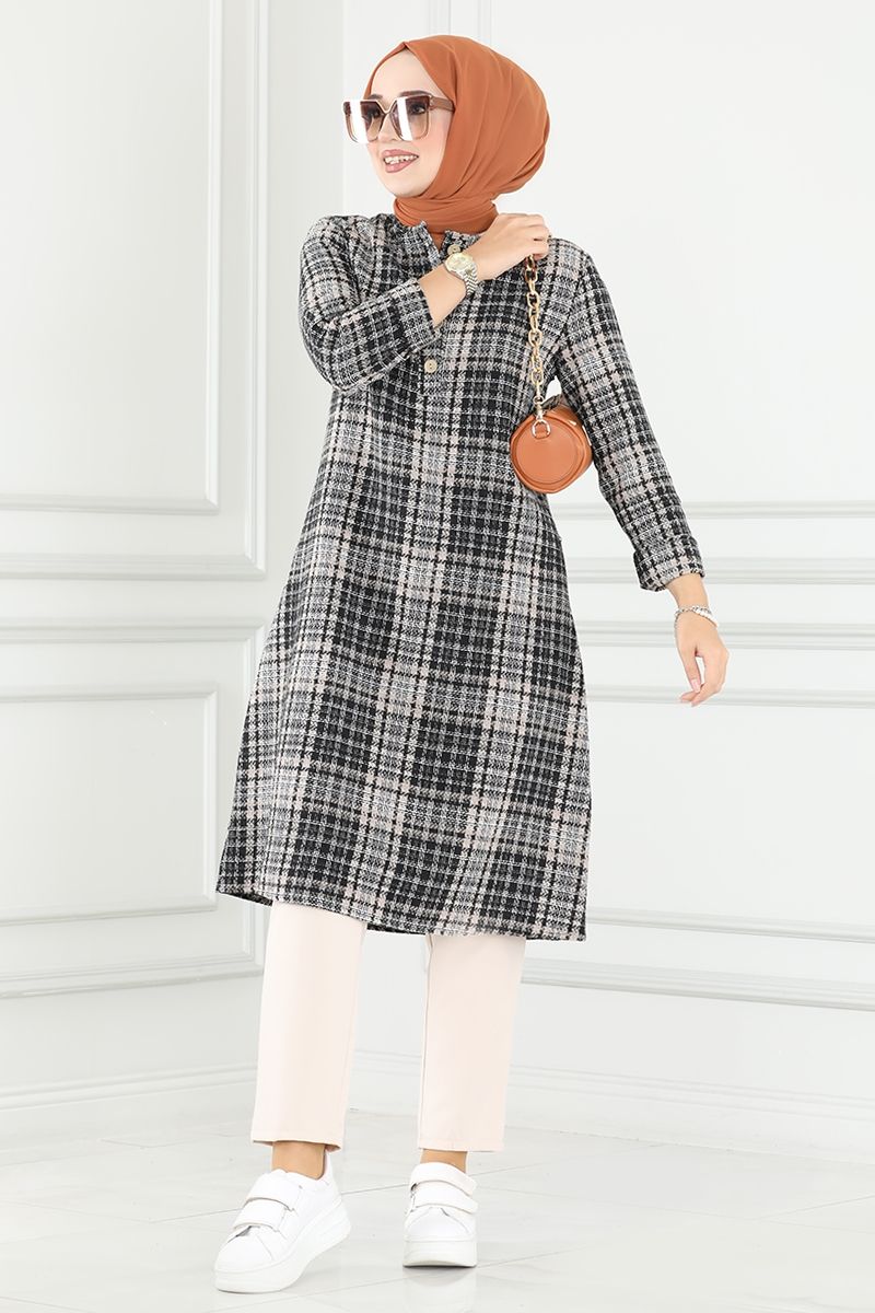 Rahat Ve Cool Tunik Kombinleri 128DVL817&260MP806&12STG610 Vizyon&Siyah