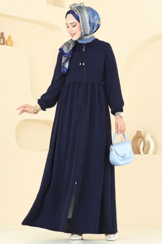 B.G.S. - Abaya 0034BG354 Navy Blue