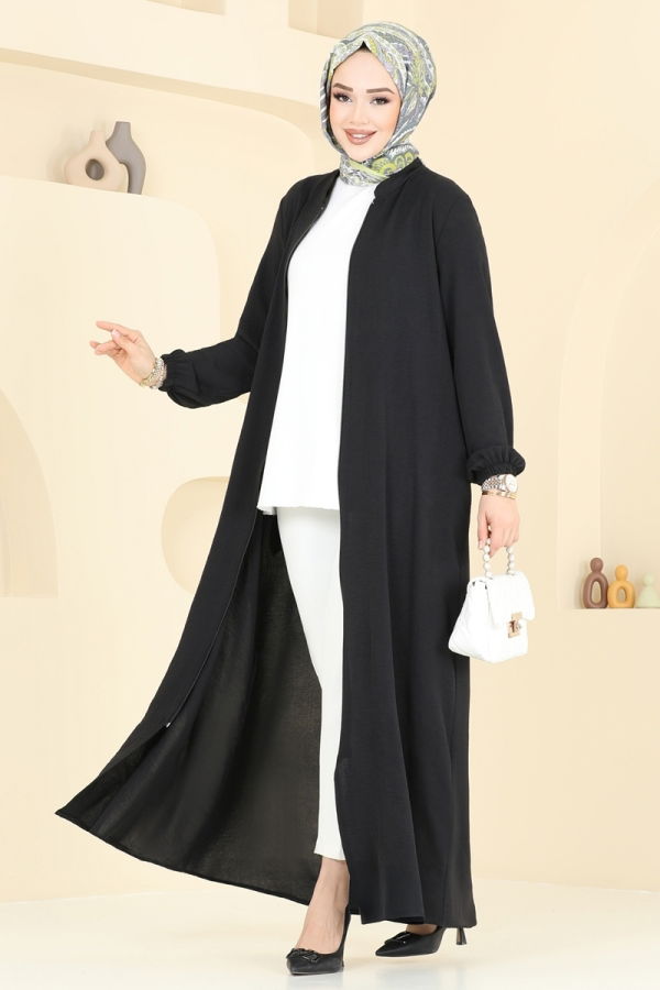 Modaselvim NET 20%+20% DISCOUNT IN THE CARD Abaya 003MR1078 Black