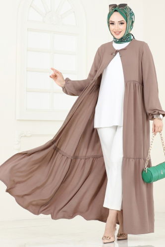 moda selvim Abaya 0040BG354 Vision - Thumbnail