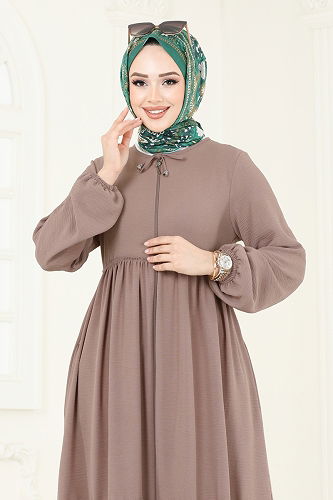 moda selvim Abaya 0040BG354 Vision - Thumbnail