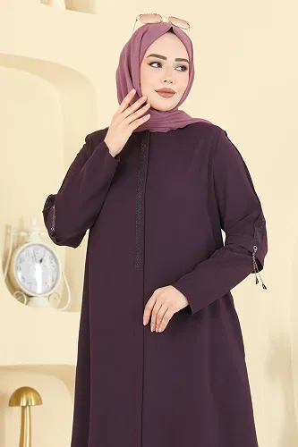 moda selvim عباءة توتي 0502ORG1169 - Thumbnail