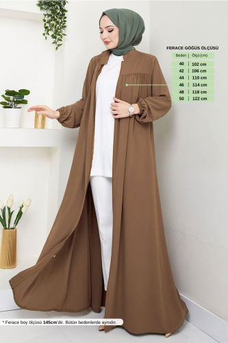 MRV E.S.L. - عباءة عسلي 1004ESL1097-M