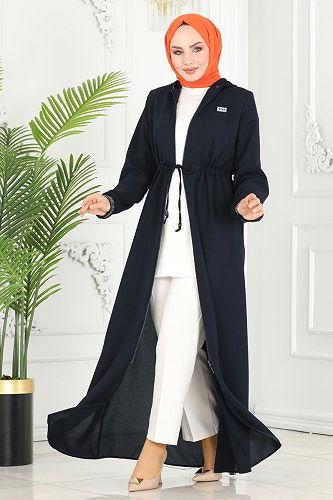 moda selvim 1006OZA857 كحلي فراجه - Thumbnail