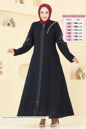 O.Z.T. - Abaya 109OZT1013 Navy Blue