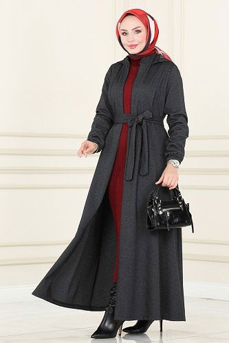 moda selvim 112DVL817 لون الرصاصي فراجه - Thumbnail