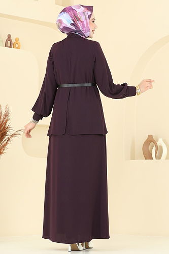 moda selvim عباءة توتي 112OZT1013 - Thumbnail