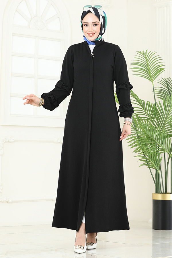 D.L.B. - عباءة أسود 1200DLB1088