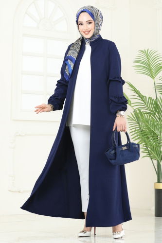 D.L.B. - Abaya 1200DLB1088 Navy Blue