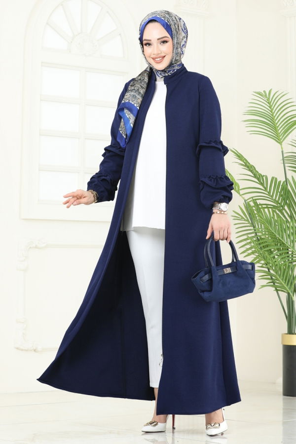 Modaselvim عباءة عباءة كحلي 1200DLB1088