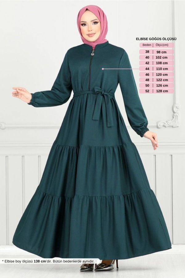 Modaselvim NET 20%+20% DISCOUNT IN THE CARD Abaya 1202DLB1090-M Navy Blue