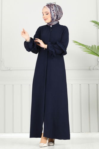 D.L.B. - Abaya 1205DLB1088 Dark Navy Blue