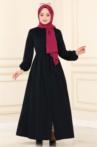 moda selvim 1501UKB139 كحلي فراجه - Thumbnail