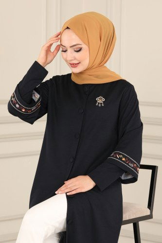 moda selvim 1540UKB139 الكحلي الغامق فراجه - Thumbnail