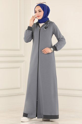 moda selvim 1917FON792 الفضي فراجه - Thumbnail