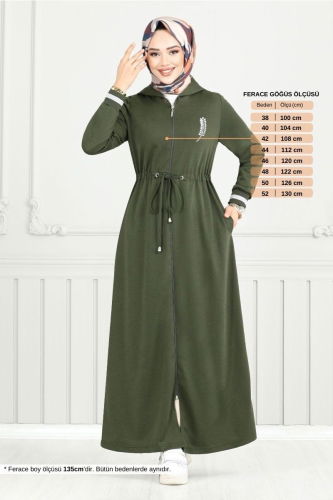 MRV F.O.N. - Abaya 1977FON1064-M Khaki