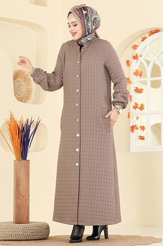 moda selvim Abaya 1981TRT545 Dark Vision - Thumbnail