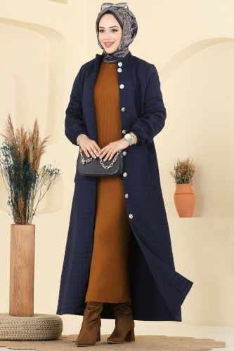 T.R.T. - Abaya 1981TRT545 Navy Blue