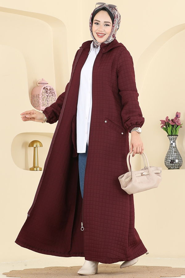 T.R.T. - Abaya 1998TRT545 Burgundy