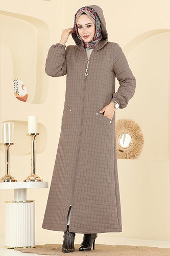 moda selvim Abaya 1998TRT545 Dark Vision - Thumbnail