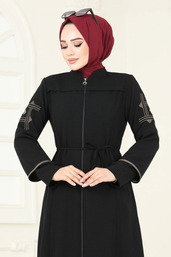 Abaya 2001OZT1013 Black - 3