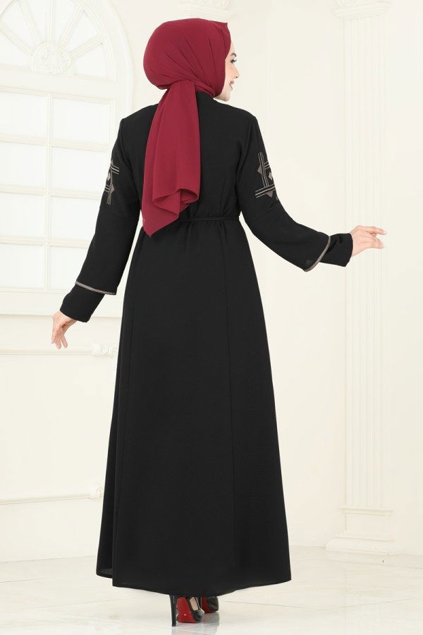 Abaya 2001OZT1013 Black - 5