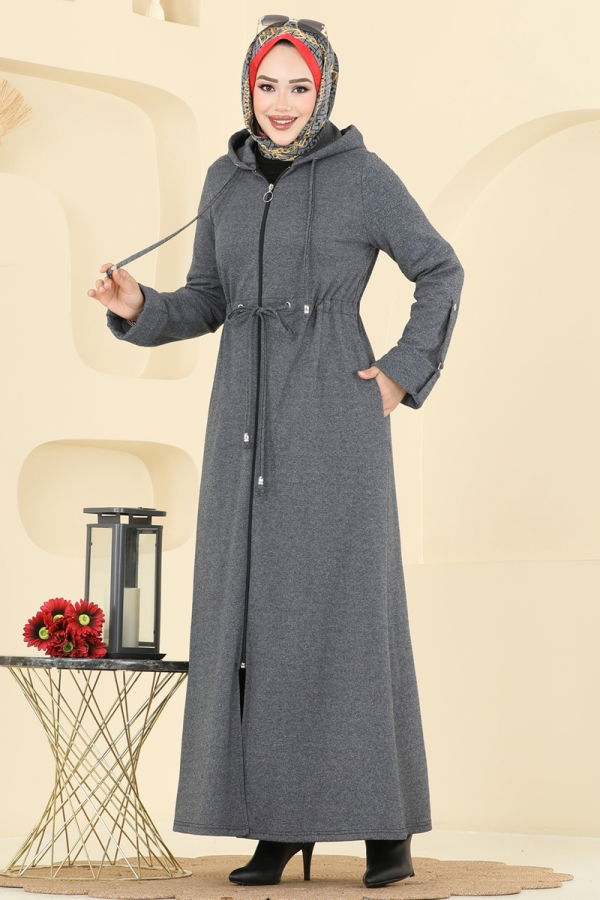 Modaselvim Abaya Abaya 2012FON792 Anthracite