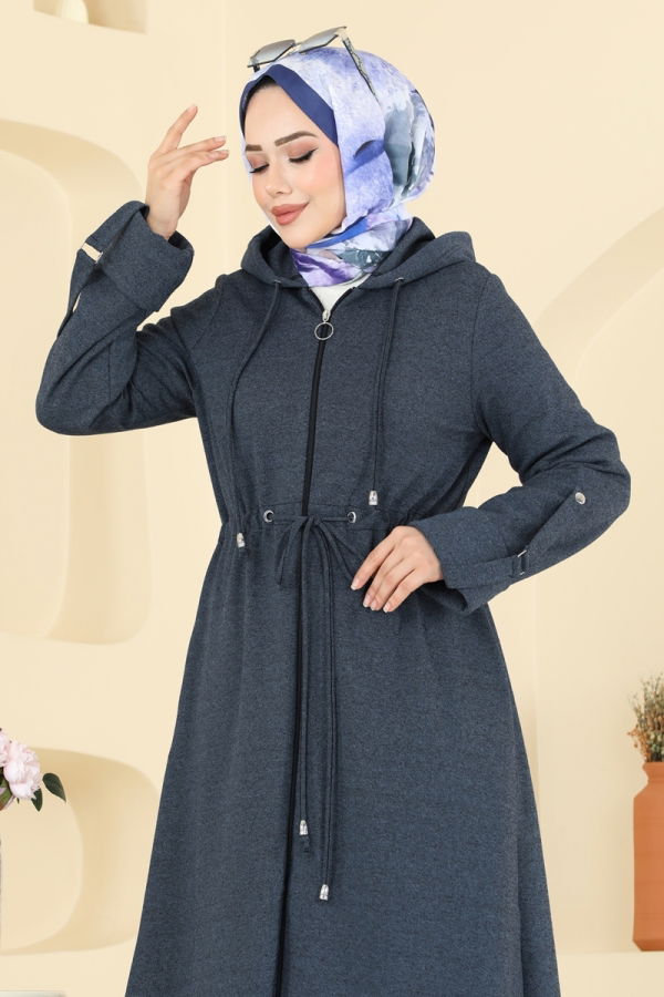 Modaselvim Abaya Abaya 2012FON792 Navy Blue