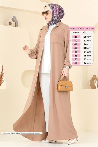 moda selvim Abaya 2018MEY846 Vision - Thumbnail