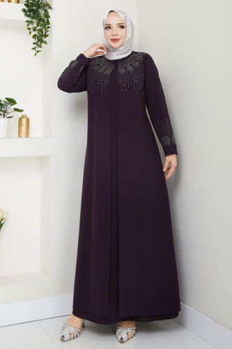 O.Z.T. - Abaya 2032OZT1013 Purple