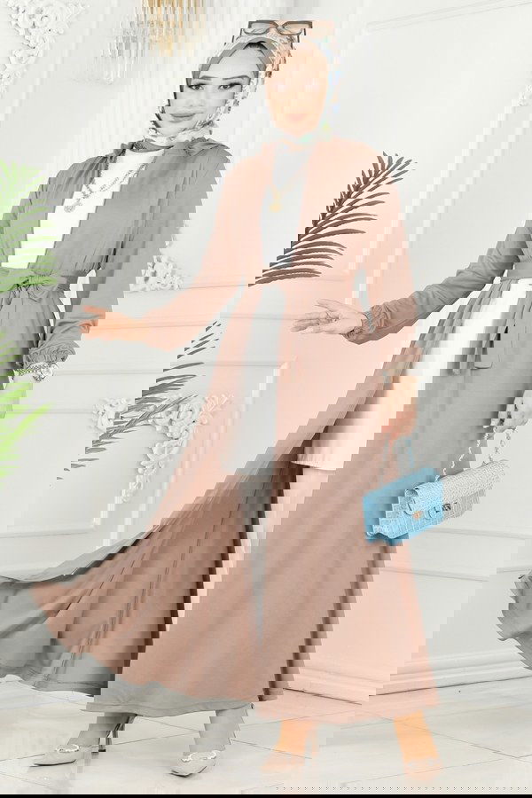 Modaselvim NET 20%+20% DISCOUNT IN THE CARD Abaya 203YNS793 Vision