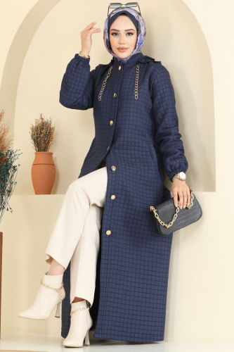 D.F.L. - Abaya 2070DFL152 Navy Blue