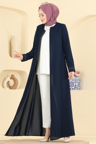 O.Z.T. - Abaya 2091OZT1013 Navy Blue