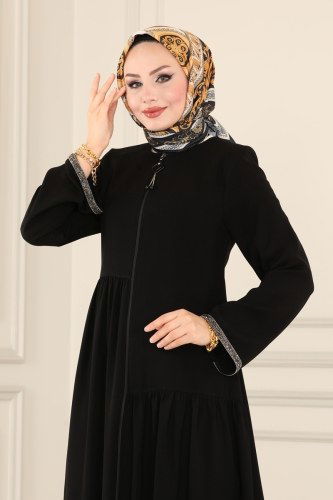 moda selvim 2096EDM718 اسود فراجه - Thumbnail