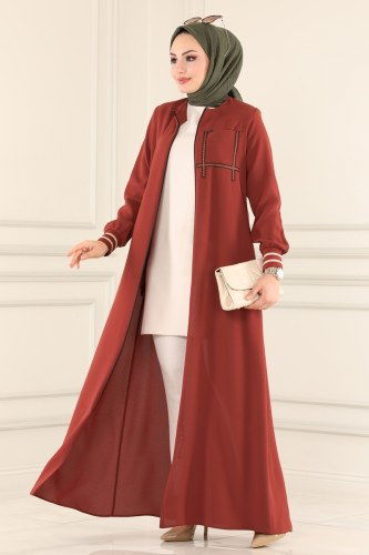E.D.M. - Abaya 2107EDM718 Cinnamon