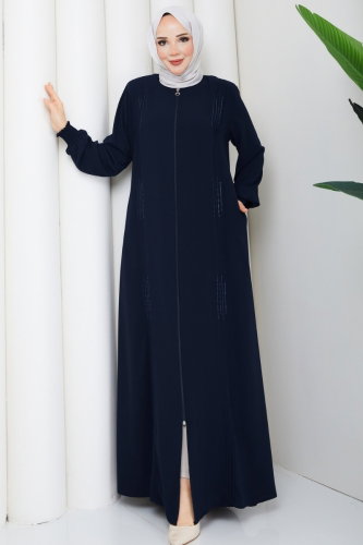 O.Z.T. - Abaya 2131OZT1013 Navy Blue