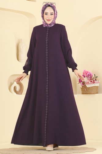 O.Z.T. - Abaya 2132OZT1013 Damson