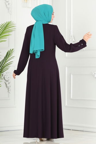 moda selvim ABAYA 2138EDM718 Myrtle - Thumbnail