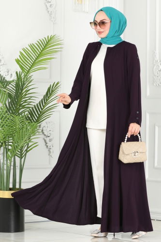 E.D.M. - Abaya 2138EDM718 Damson