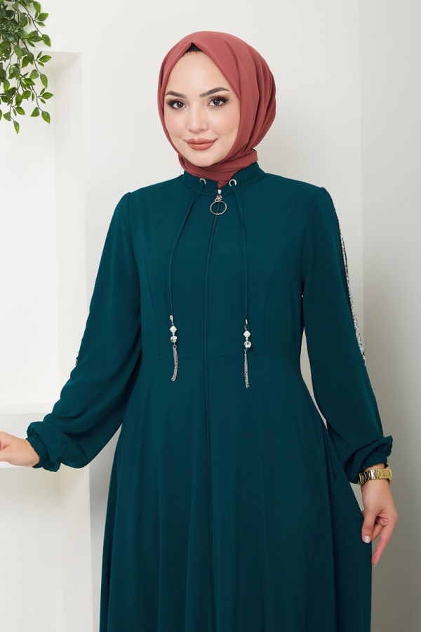 Abaya 2195SL432 Petroleum - 3