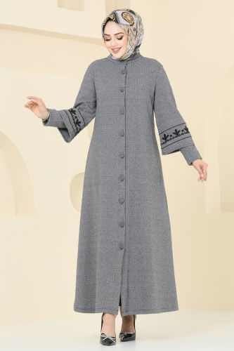 U.K.B. - Abaya 22027UKB139 Gray